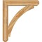 Ekena Millwork Thorton Craftsman Rough Sawn Bracket w/ Offset Brace, Western Red Cedar, 8"W x 42"D x 48"H BKT0806X42X48THR04RWR - alternate 4